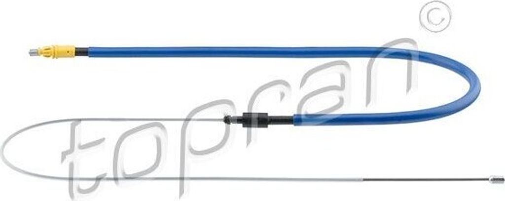 TOPRAN 721 670 - OE 4745 W3 Handbremsseil für C2 (JM), 1007 (KM)