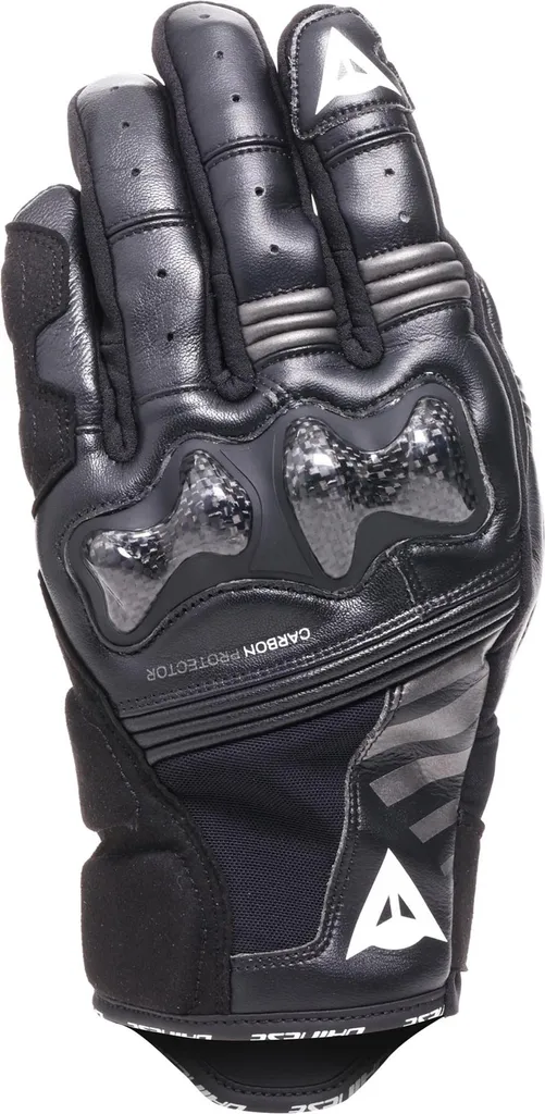 Gants moto Dainese Reacto Carbon protections mains carbone noir XS