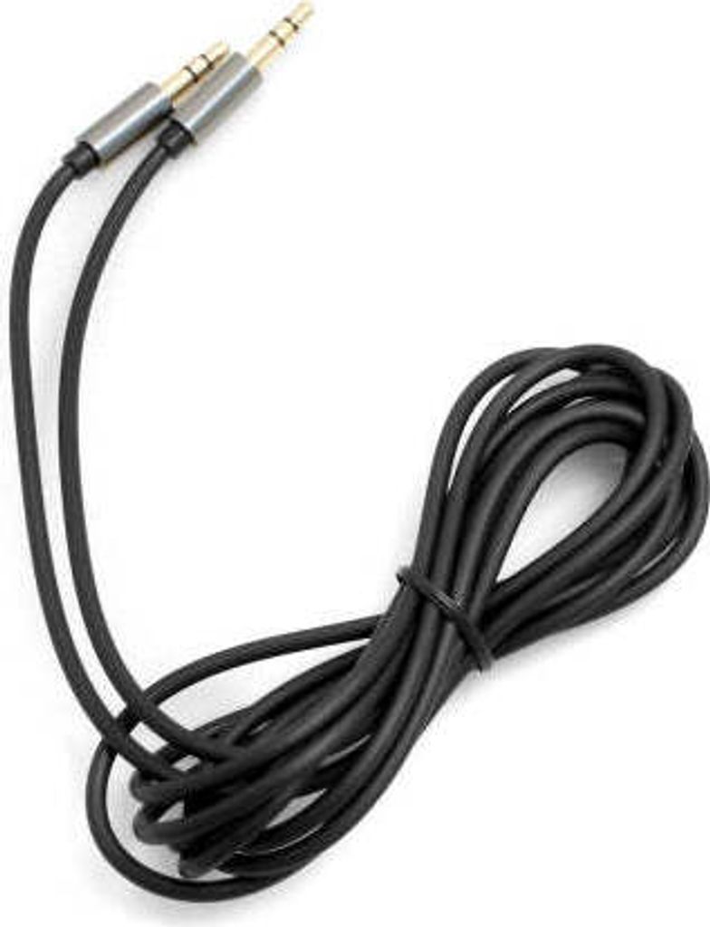SYSTEM-S Adapterkabel 3.5mm Klinke (male) auf 3.5mm Klinke AUX Stereo Stecker 200 cm 3 Polig (male)