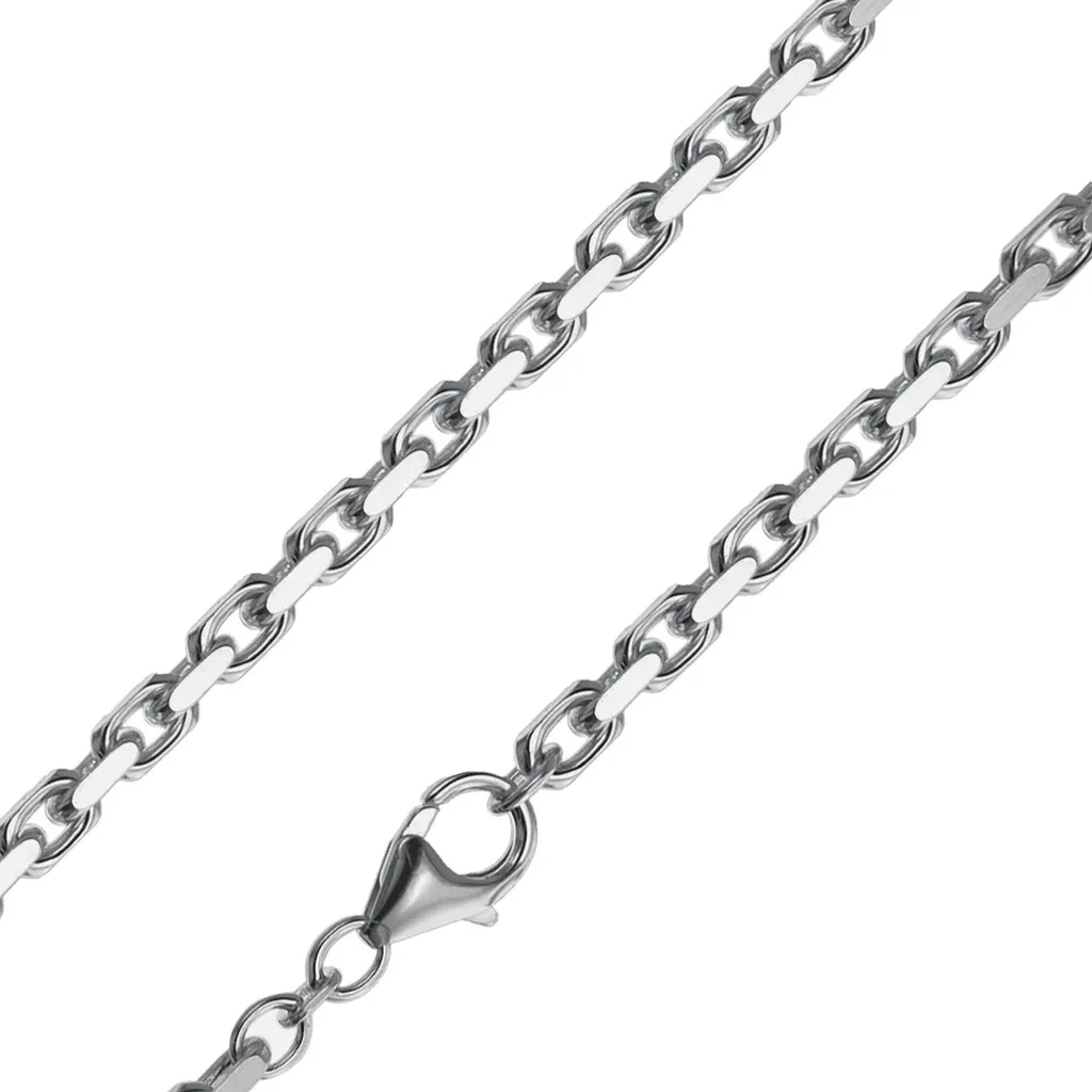 Collier Argent 925 Maille Ancre Robuste 4,5mm - Bijou Homme Haut de Gamme