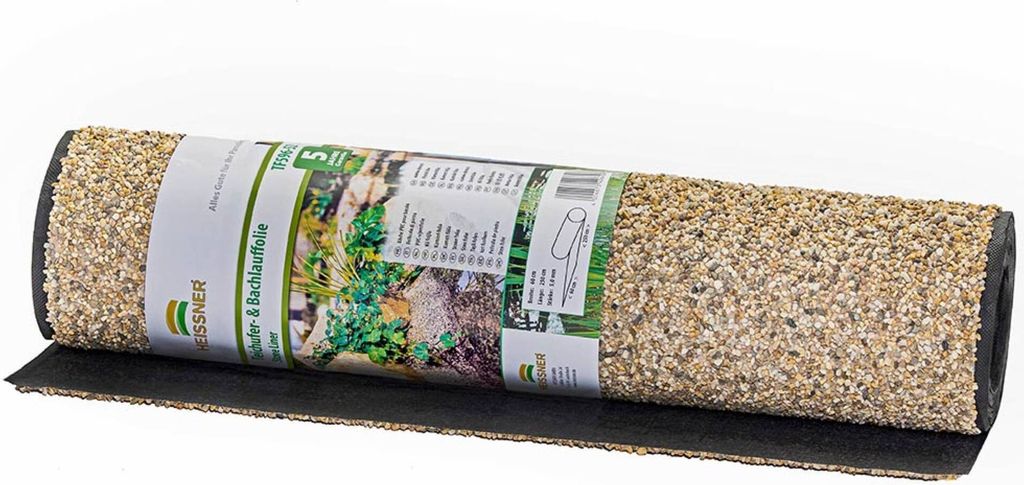 Steinfolie 0,6 x 2,5 m für Teichufer und Bachlauf Produktbild 