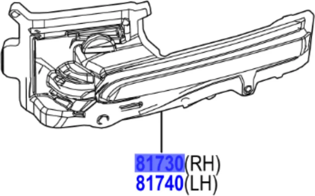 Freccia LED Specchietto Toyota 81730-28020 bZ4X Corolla Cross Destra