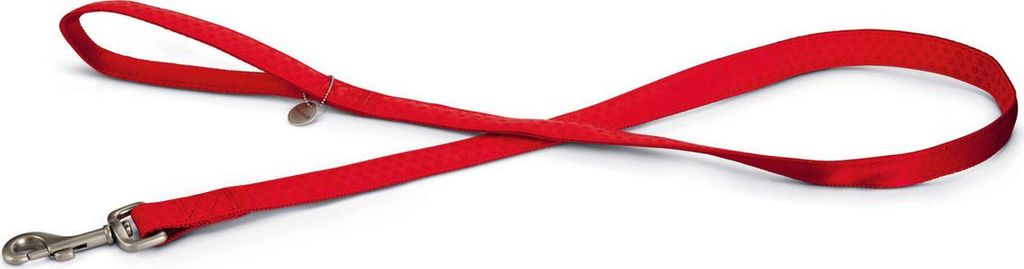 Beeztees - Hundeleine - Mac Kunstleder - rot - 120 cm x 25 mm