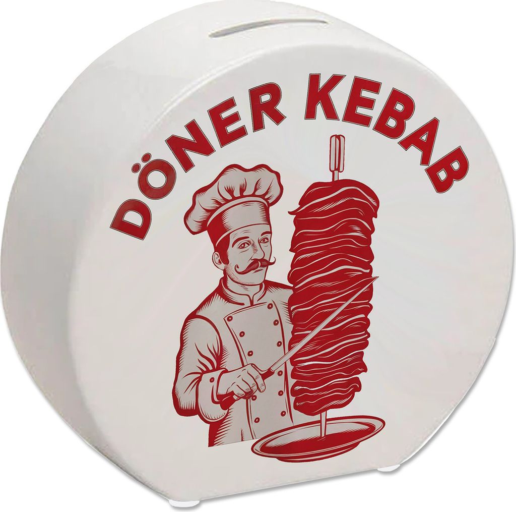 Döner Kebab Logo Trinkgeld Spardose