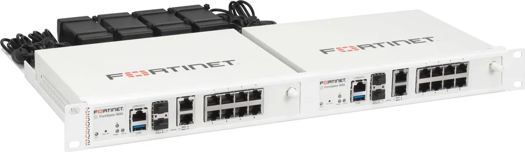 Kit Rackmount.IT FortiGate 90G DUO avec Connecteurs Déportés en Façade 1U