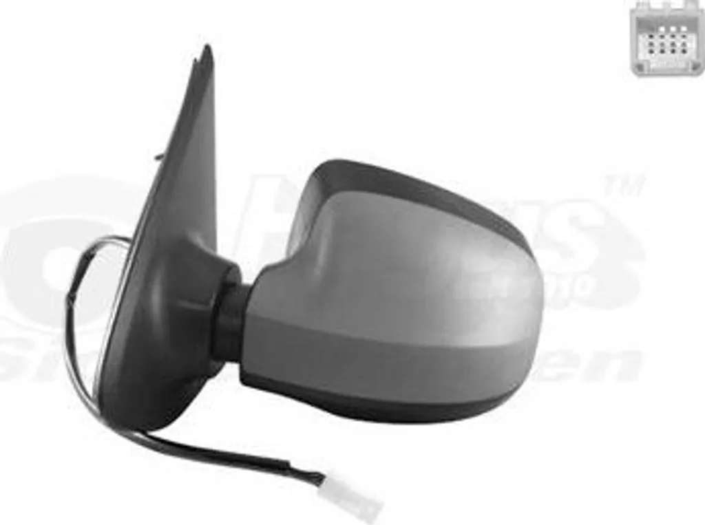 Rétroviseur extérieur HAGUS 1507807 VAN Wezel avec miroir asphérique Dacia