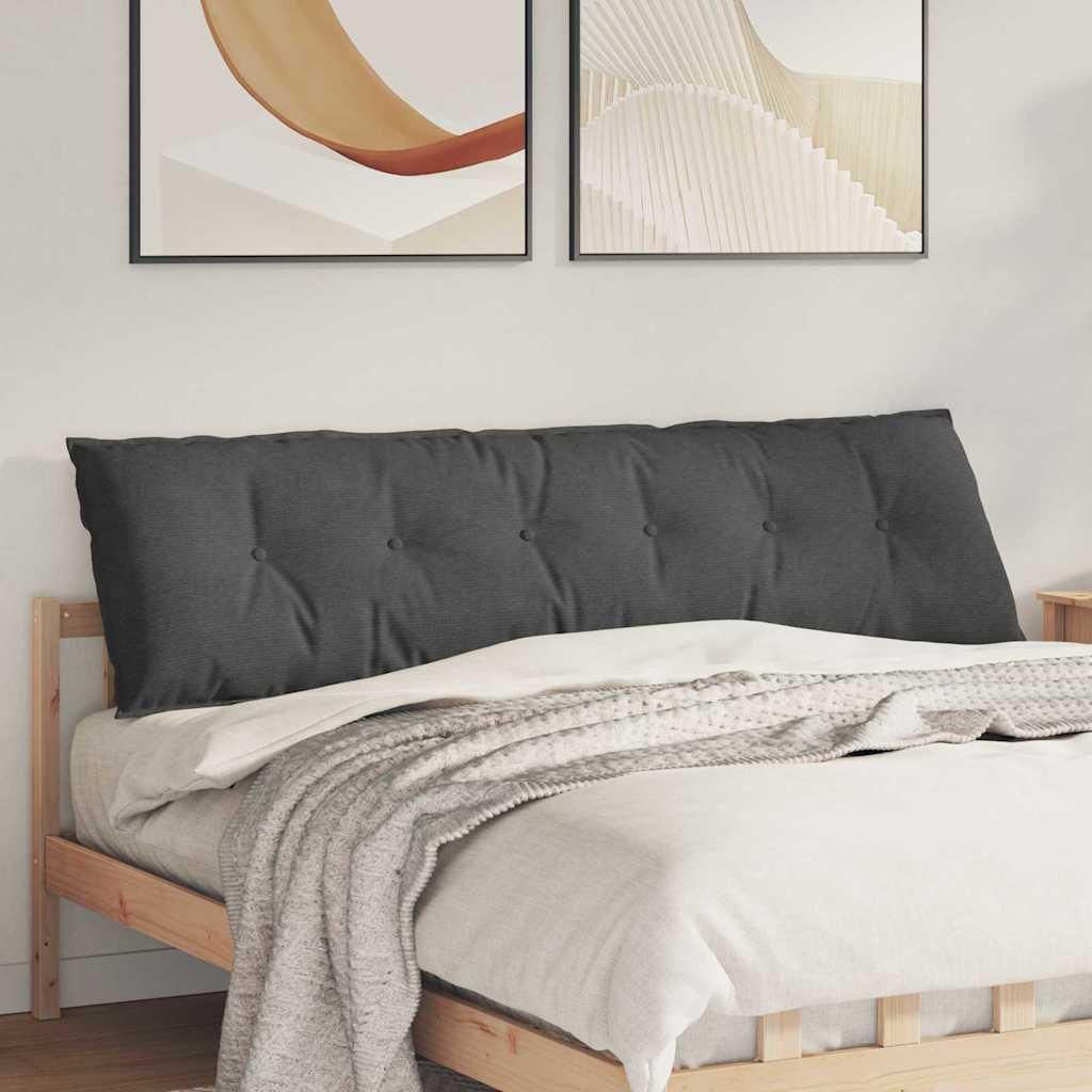 "Schlussverkauf" Rückenkissen/Stuhlkissen - Nur für Innenbereich - Dunkelgrau 180x50 cm Cordstoff C8524