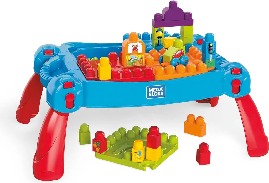 Mega Bloks Table de jeu pour apprendre à construire dès 12 mois