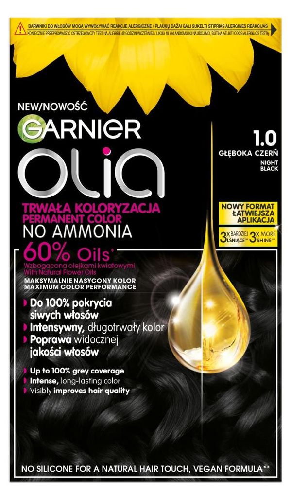 Garnier Olia Haarfarbe 1.0 Tiefschwarz