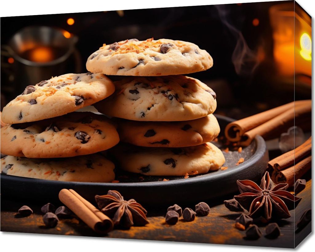 Bild 50x40cm Essenz der Weihnachtswärme