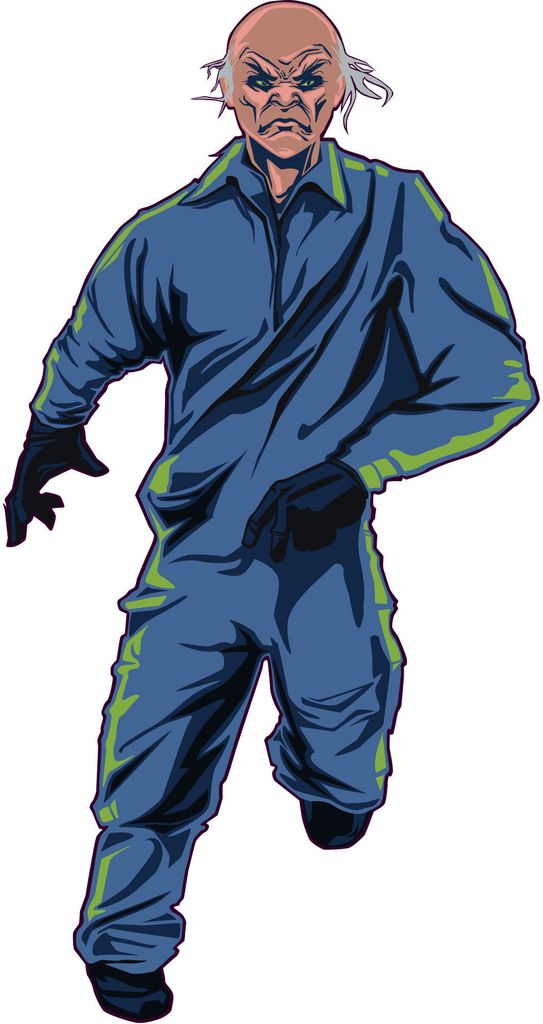 Kiwistar Mörder Horror Mehrfarbig WANDTATTOO 100 x 50cm - Dekoration für Kinderzimmer Schlafzimmer Wohnzimmer Küche Badezimmer