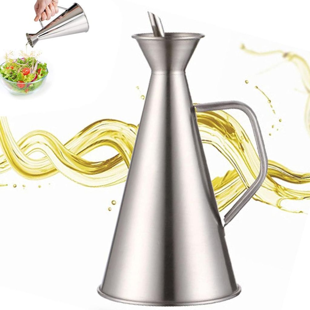 Botella de acero inoxidable para aceite - 250 ml - Imagen del producto 