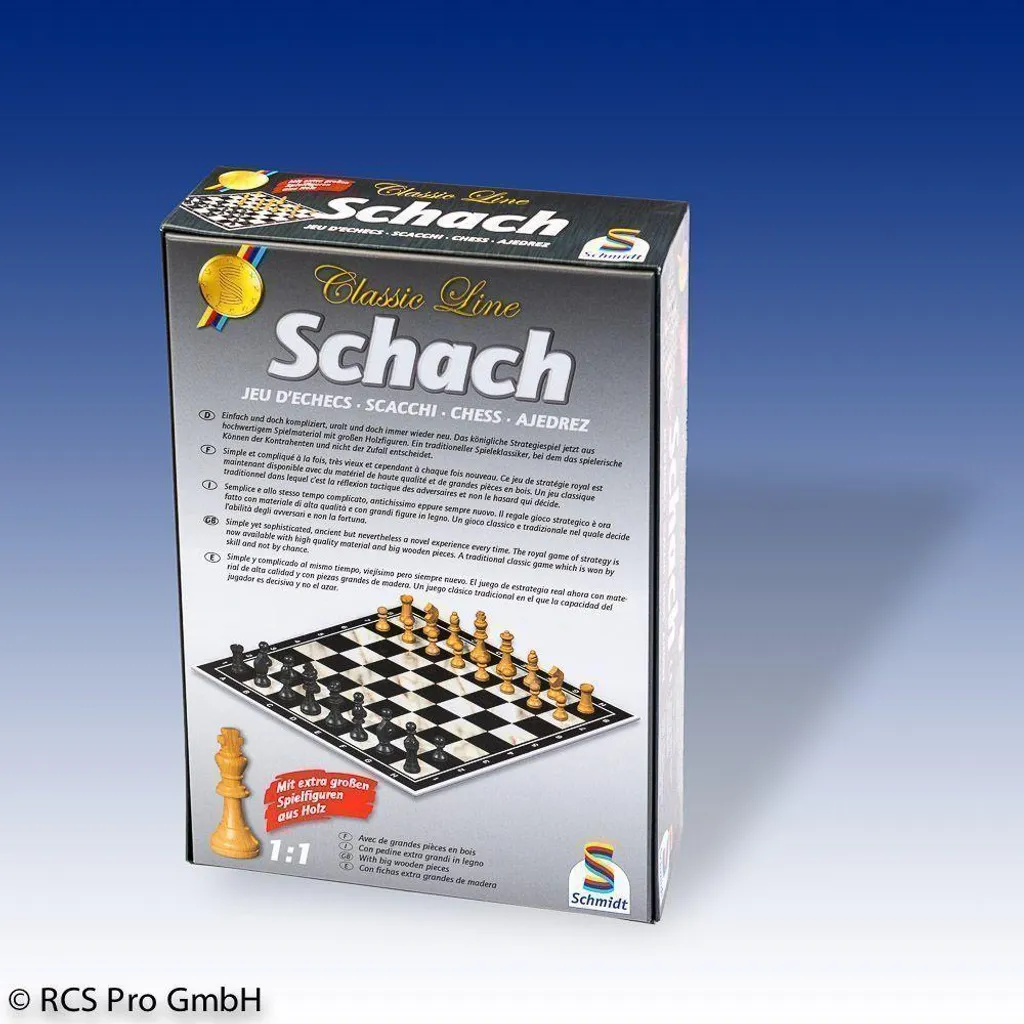 Échecs Schmidt 49082 : finies les petites pièces difficiles à manier