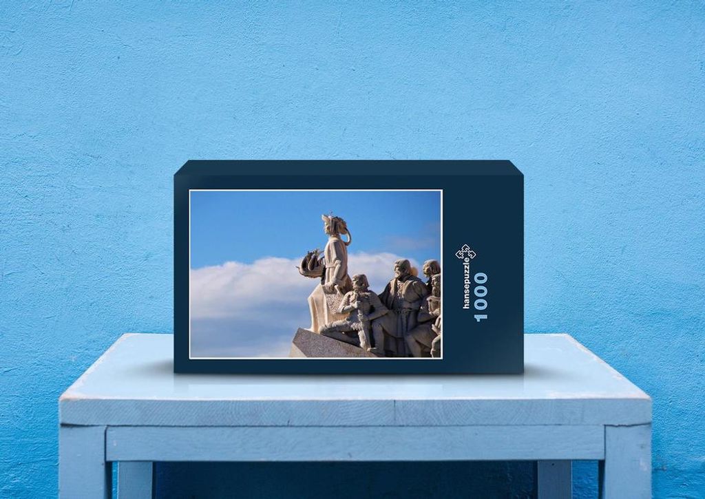 hansepuzzle 64624 - Denkmal der Entdeckungen Puzzle, 1000 Teile, Hintergründe, 60,0 x 46,0cm mit hochwertiger Aufbewahrung, Kartonbox & Beutel