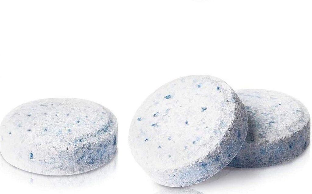 Domol Entkalker Tabs 50x – Kaffeevollautomat & Kaffeemaschine Entkalkungstabletten – Schonend, Biologisch Abbaubar, Universell Kompatibel