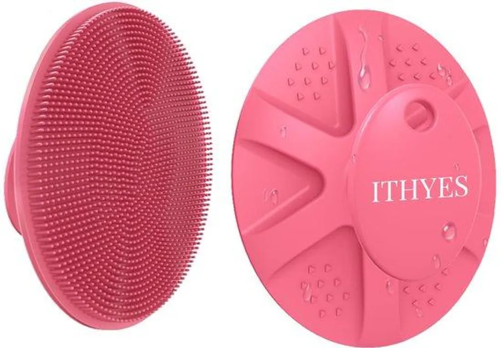 Brosse de bain silicone rose à mousse généreuse pour massage relax