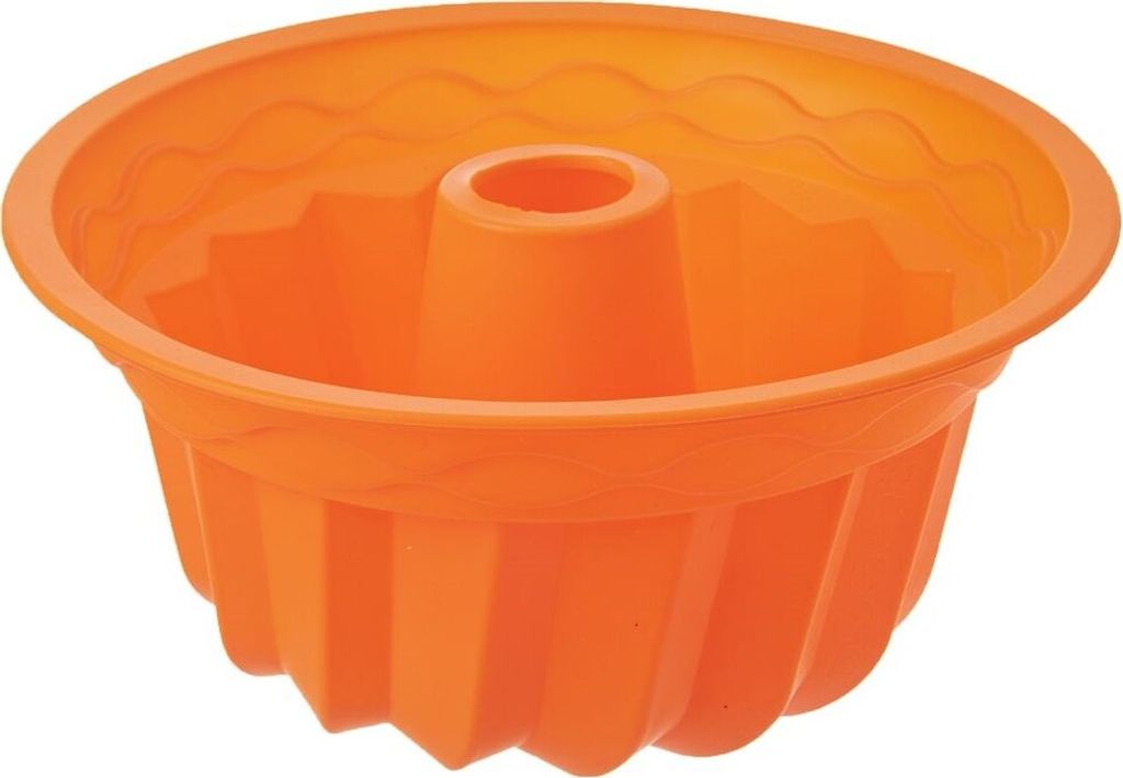 Orion Gugelhupfform aus Silikon Kuchenform Napfkuchenform mit Kamin SILLINIE 23,5 cm