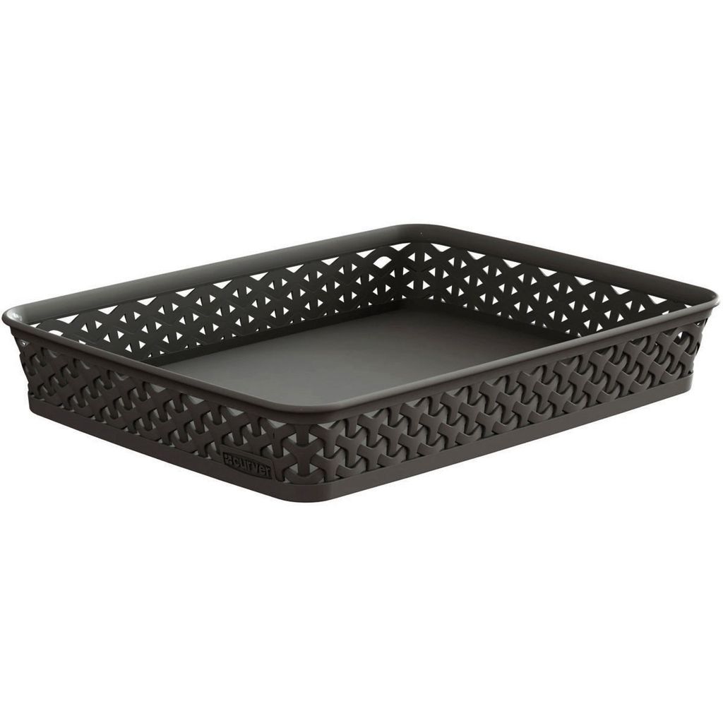 CURVER Basket RATTAN "Y" STYLE - A4 brun foncé 00095-210 Image du produit 