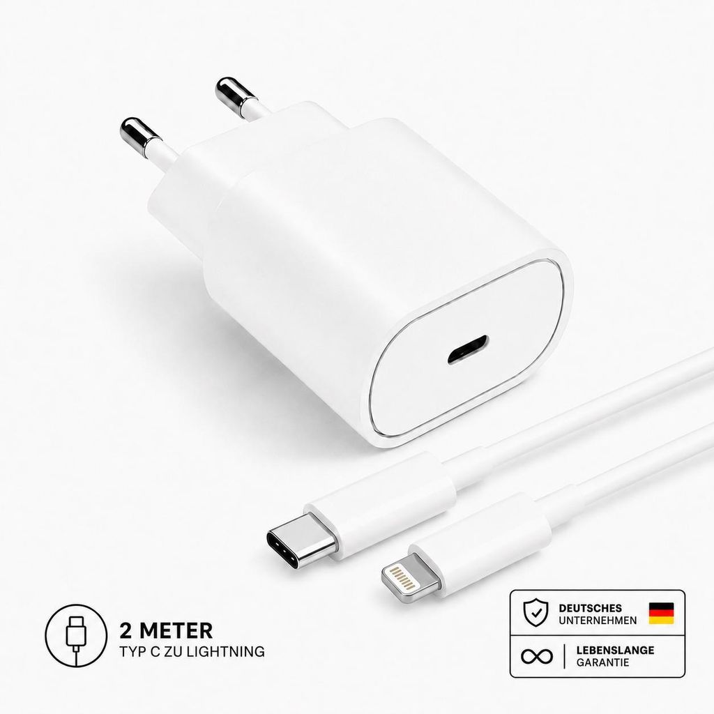 25W rychlonabíječka USB-C s kabelem USB-C nebo iOS pro Obrázek produktu 