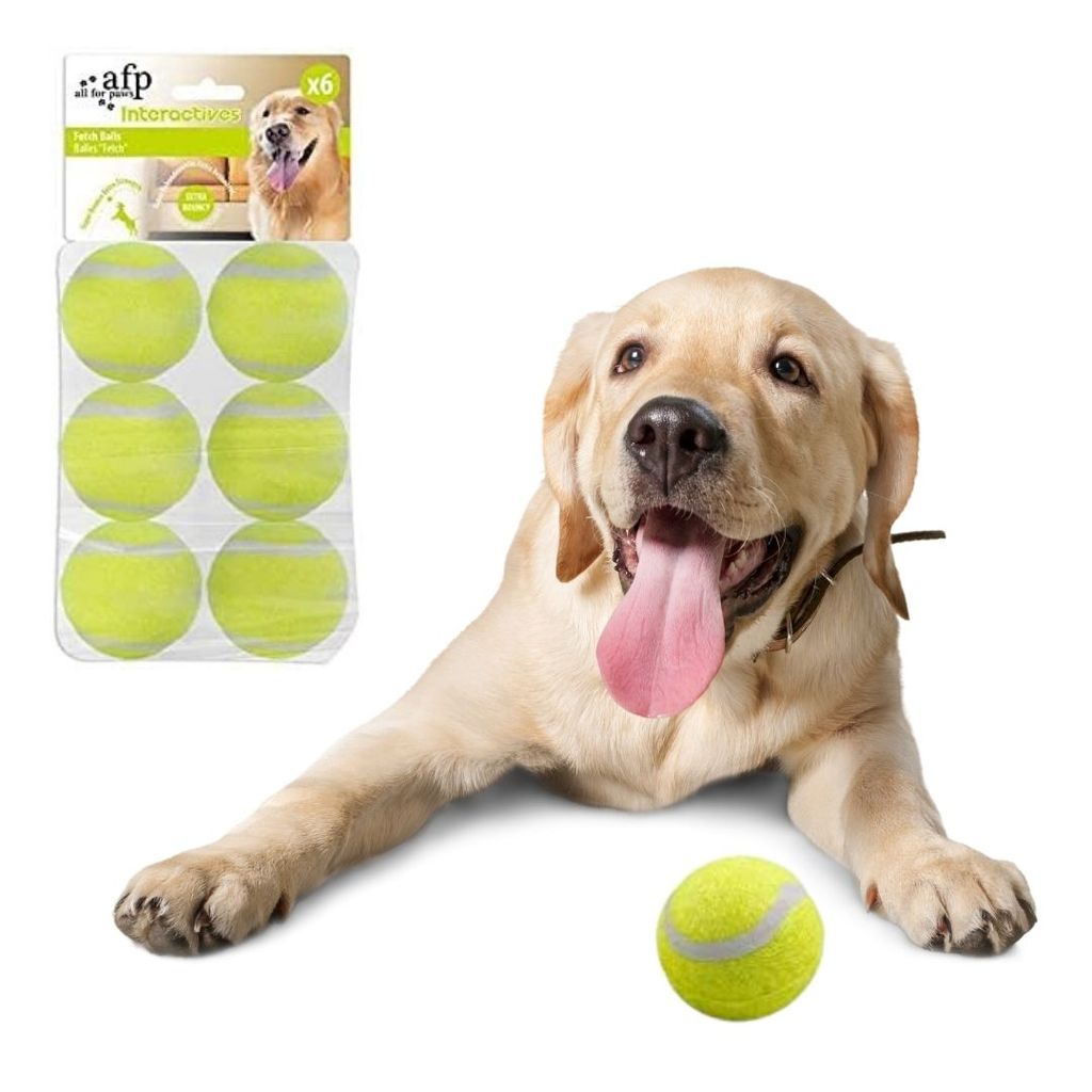 BOT Tennisbälle für Hunde - 6,5 cm (6 Stk.) Produktbild 