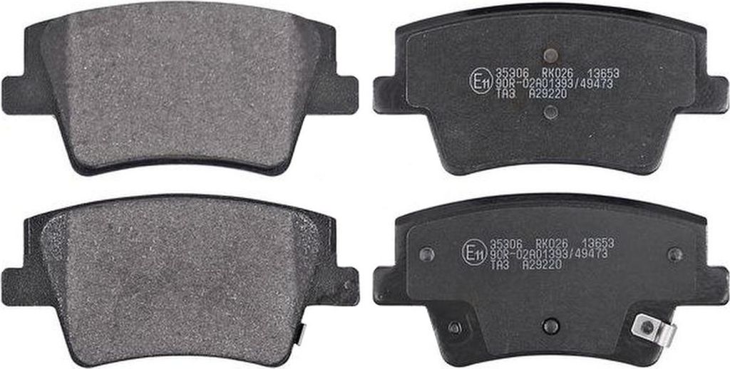 A.B.S. Bremsbeläge Satz Hinten für HYUNDAI Santa Fé IV 35306