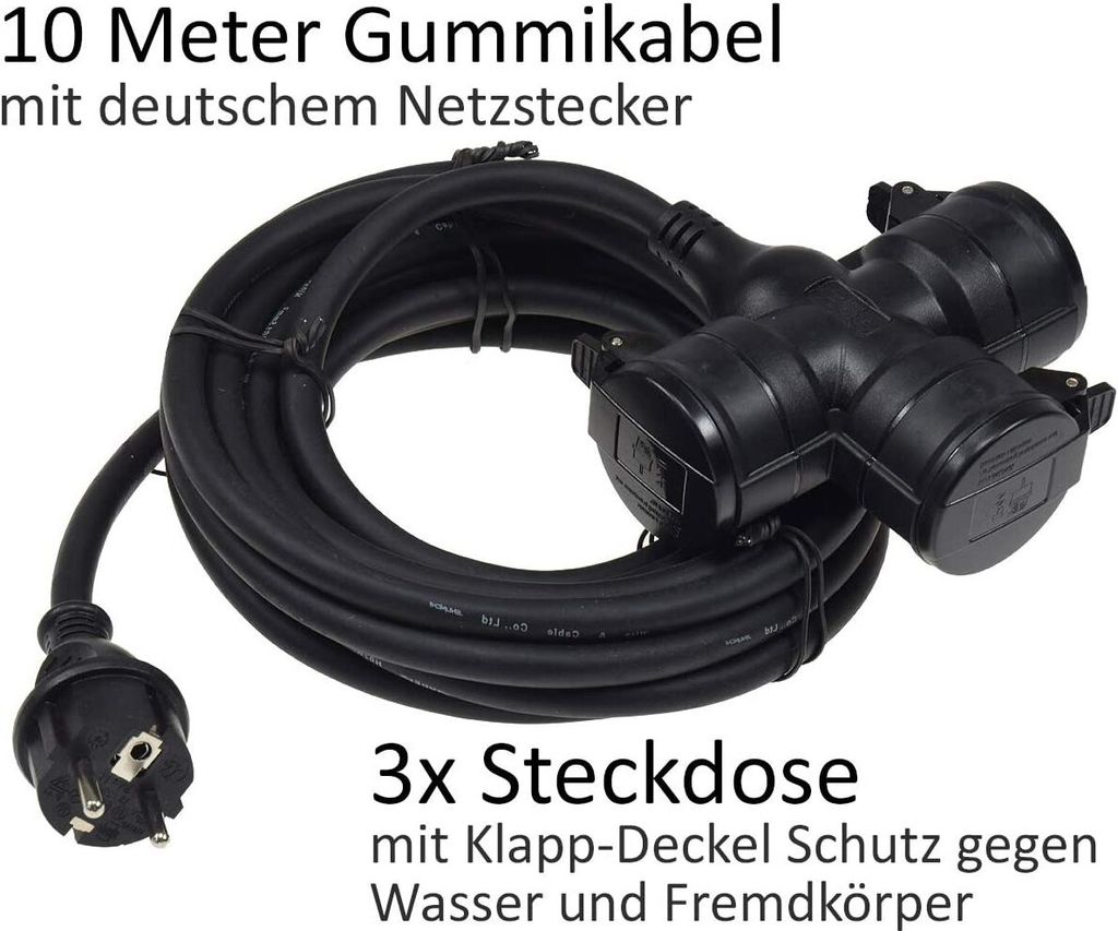 Gartensteckdose für Außen, 3-fach Produktbild 12