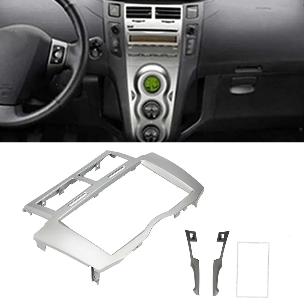 Kit Montage Autoradio 2 DIN pour Rénovation Intérieur Toyota Yaris 05