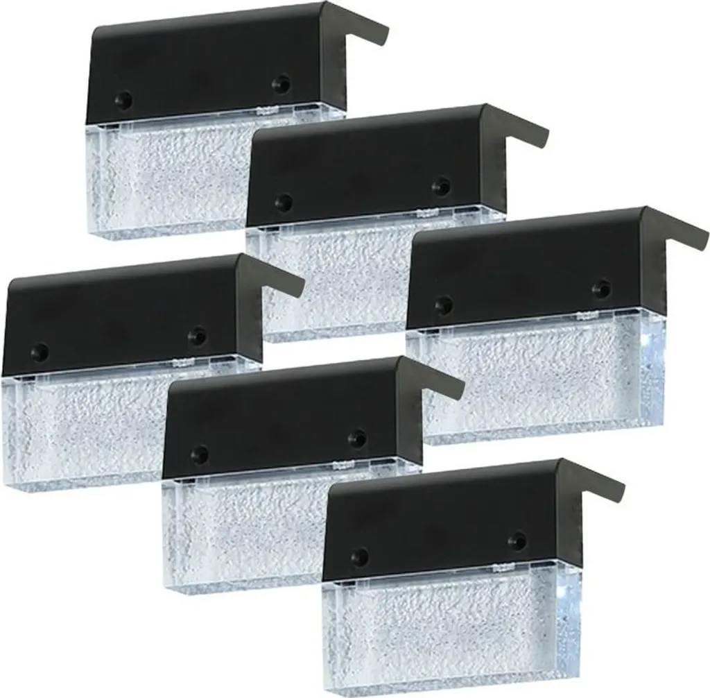 IMMAX DECK Éclairage Solaire LED Extérieur RGB 1W IP65 Lot de 6 Pièces