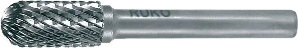 RUKO 116023 Carburo di tungsteno Ovale Ghisa, Acciaio inox, Acciaio, Leghe di titanio 1 pz