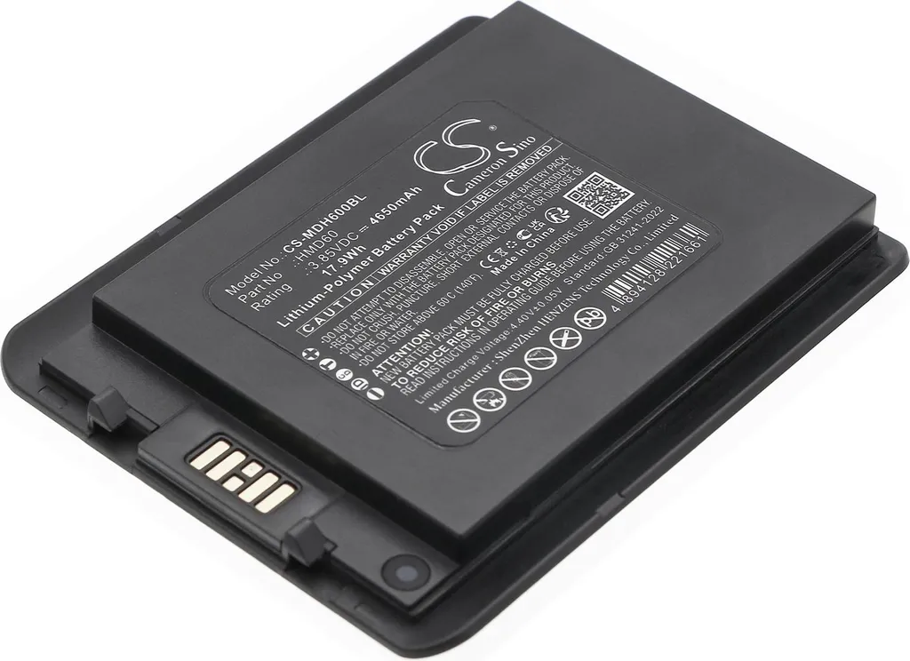 Batterie Mindeo M60 compatible - Batterie TECHTEK remplace HMD60 Li-ion