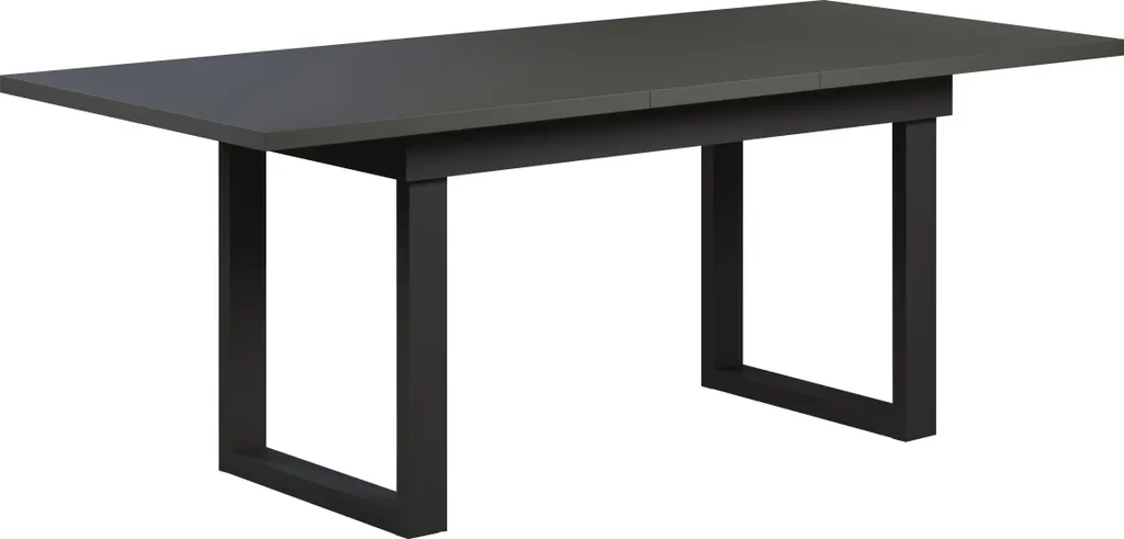 Table de Repas avec Rallonge Anthracite UniversalS Plateau Résistant - 7