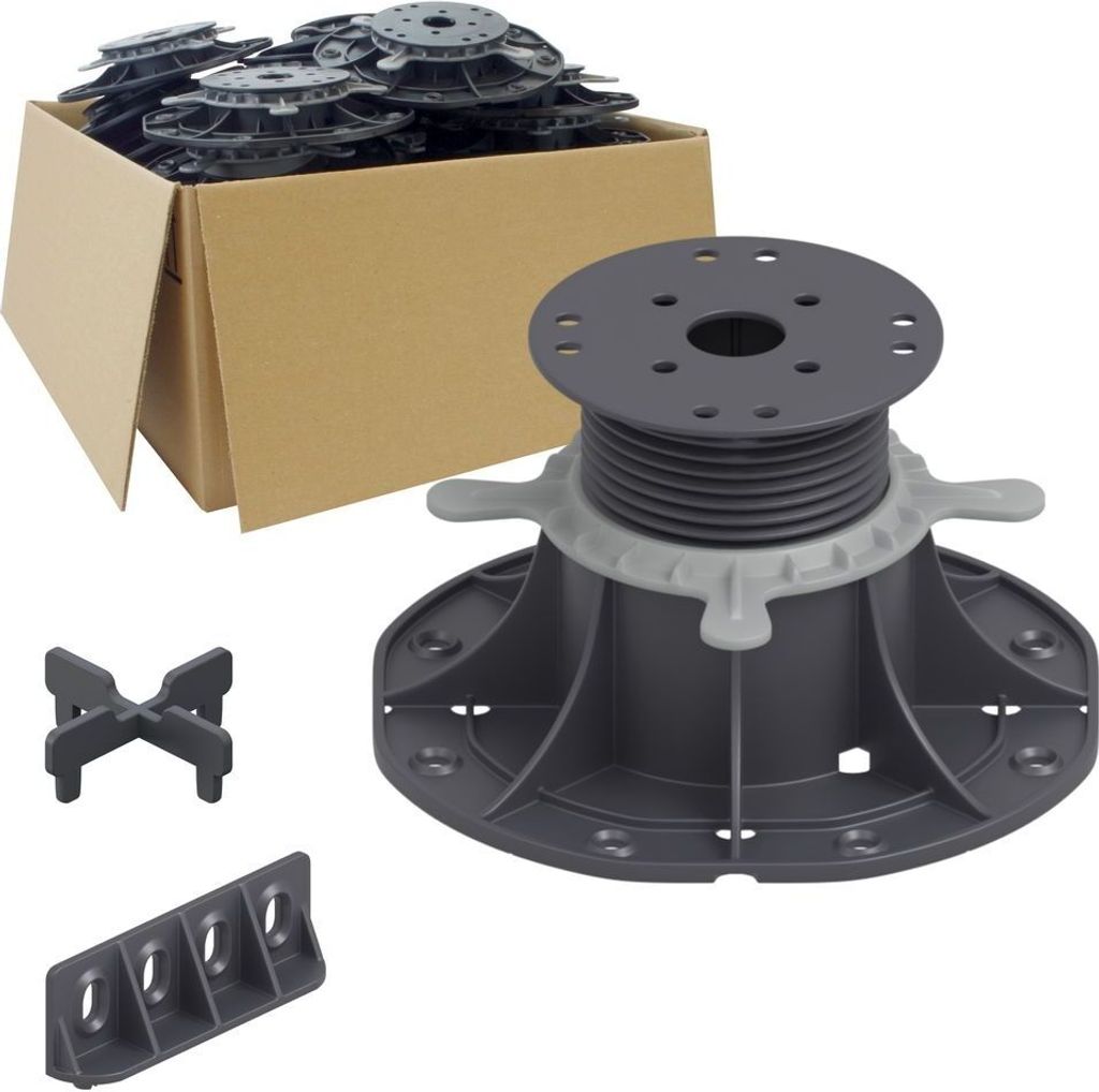 Trevendo Universal Stelzlager XL (70 - 120 mm), 25er-Pack