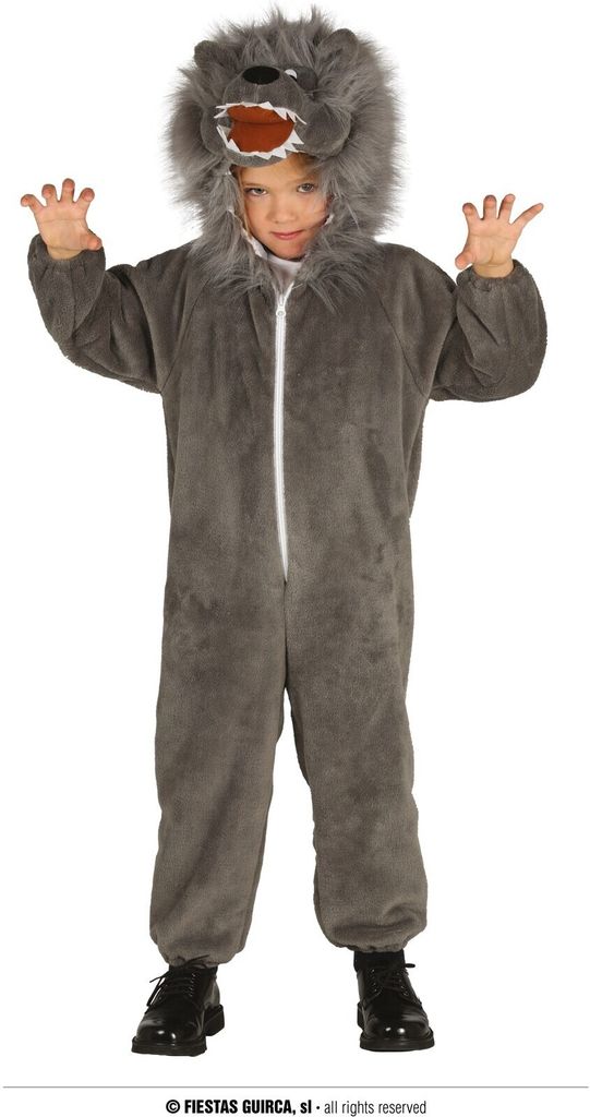 FIESTAS GUIRCA Wilder Wolf Kostüm für Kinder, S1 (5/6 Produktbild 