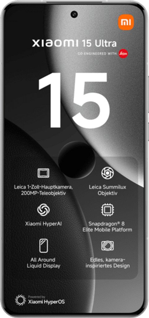 Xiaomi 15 Ultra Silberchrom 16 Gigabyte 512 Gigabyte Produktbild 