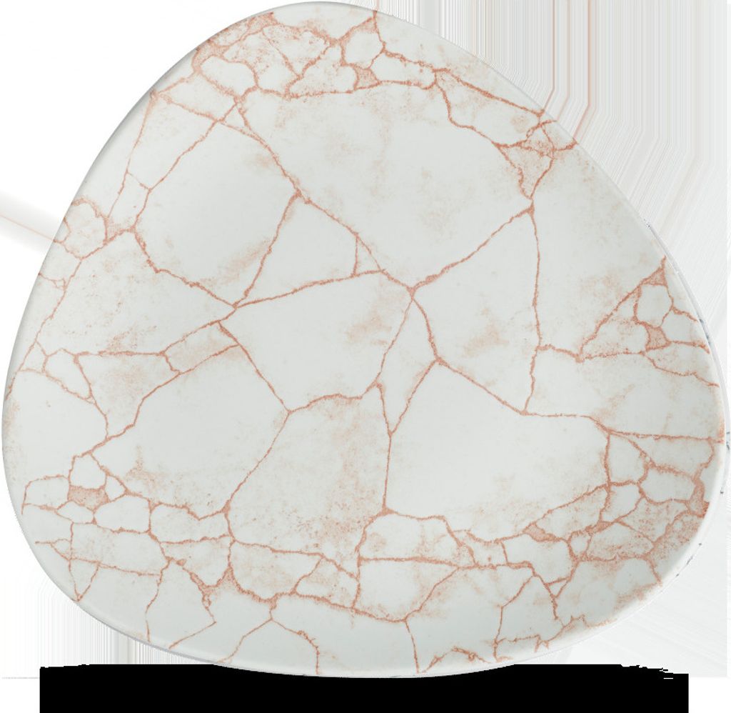 Churchill Studio Prints Kintsugi Lotusteller, Koralle, 254 mm, (12 Stück)