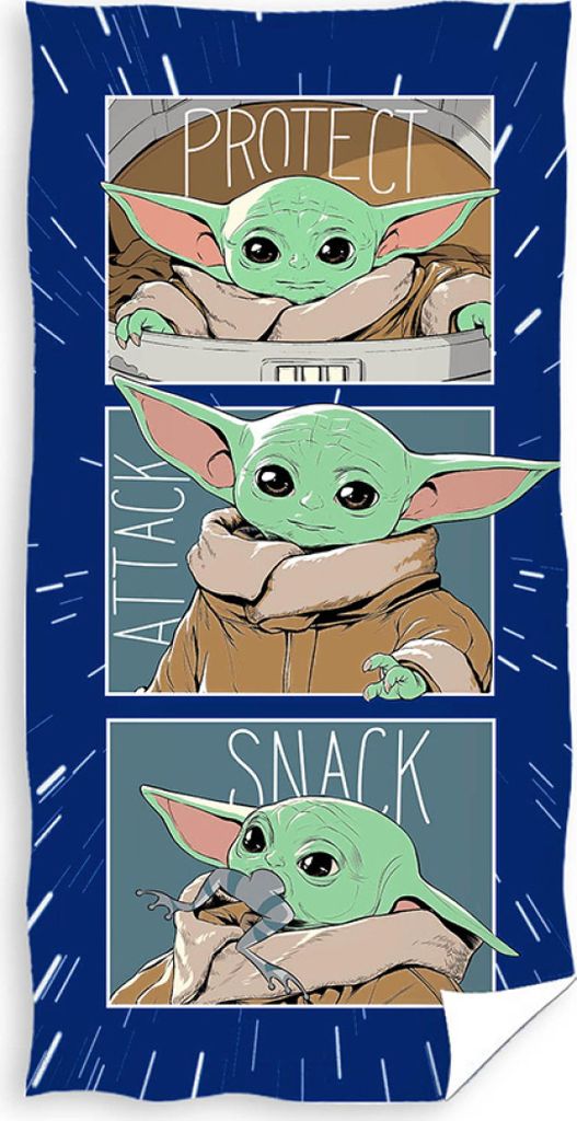 Star Wars Baby Yoda Snack Handtuch