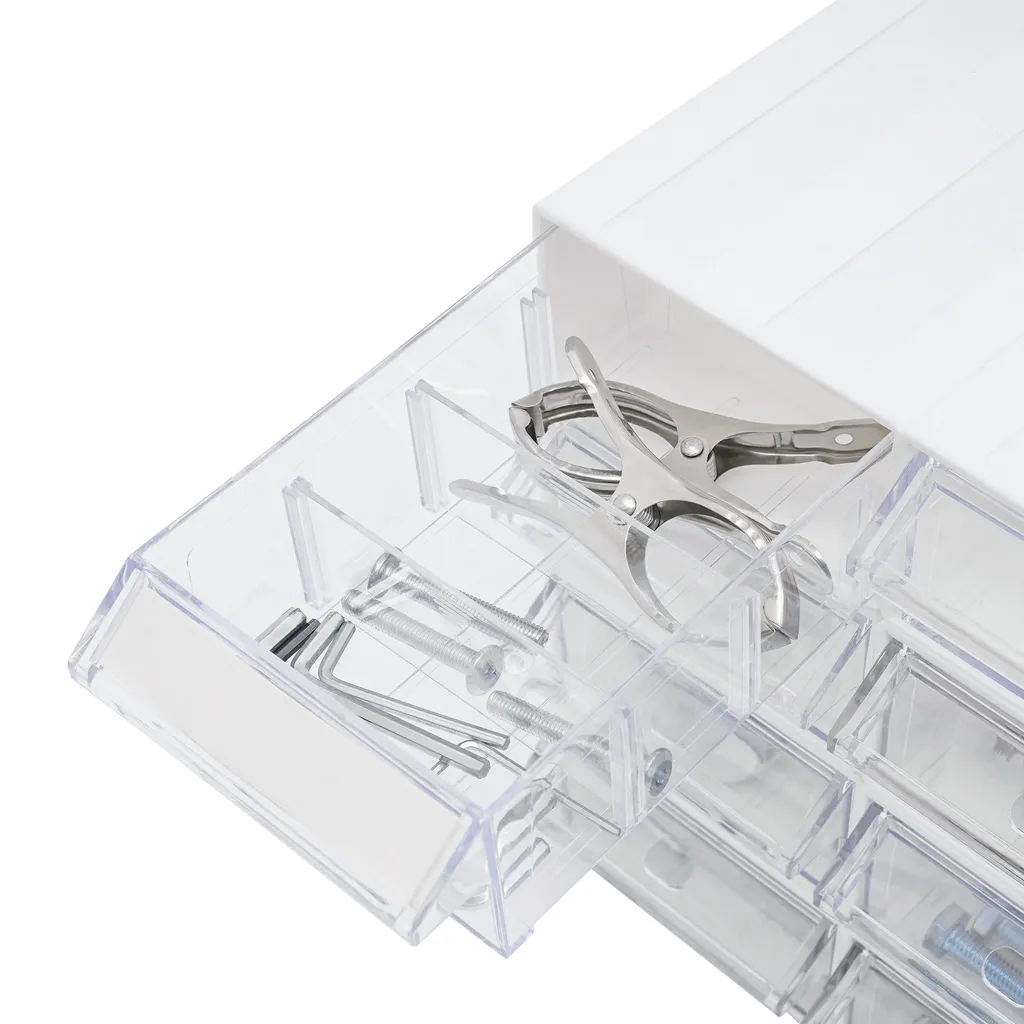 Organisateur tiroir modulable 12 boîtes robustes de tailles différentes - 5