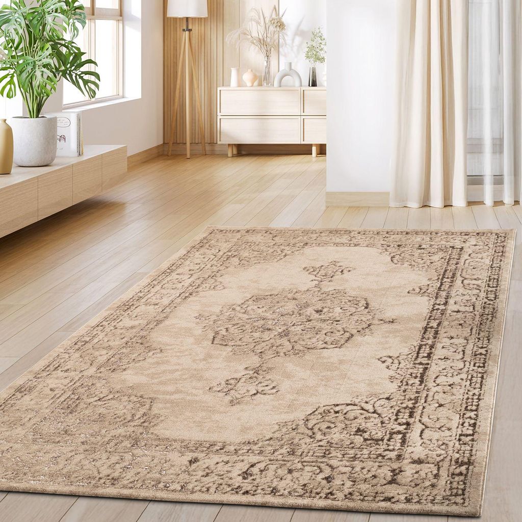 TT Home Wohnzimmer Teppich Esszimmer Vintage Orient Produktbild 