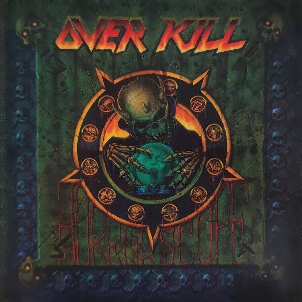 Disque Vinyle Rock Overkill Horrorscope Album Collector Bleu