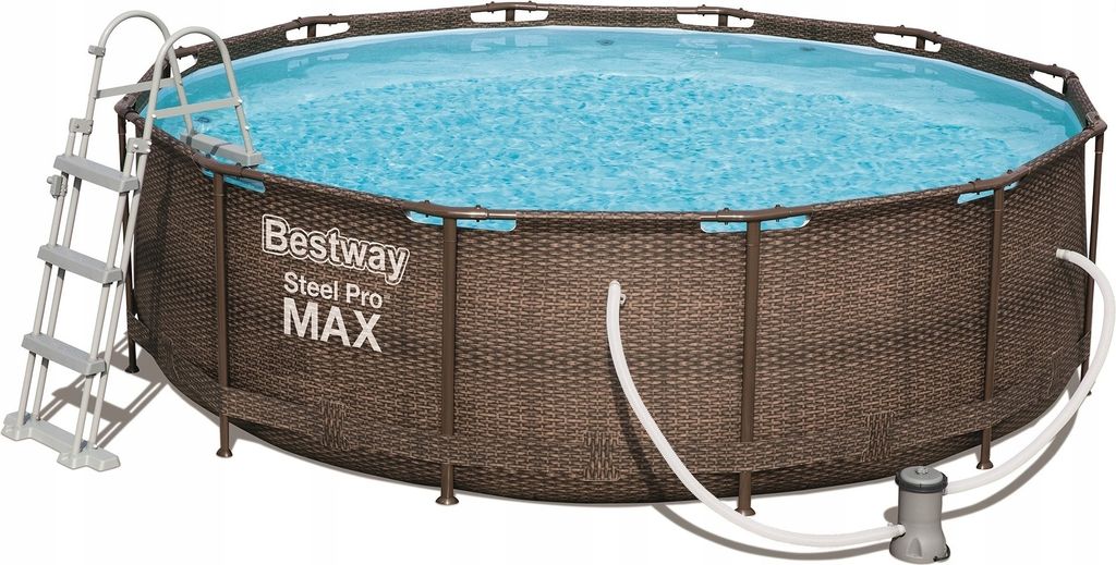 XXL SET 56709 Steel Pro Max Pool Schwimmbecken Rattanoptik Produktbild 3