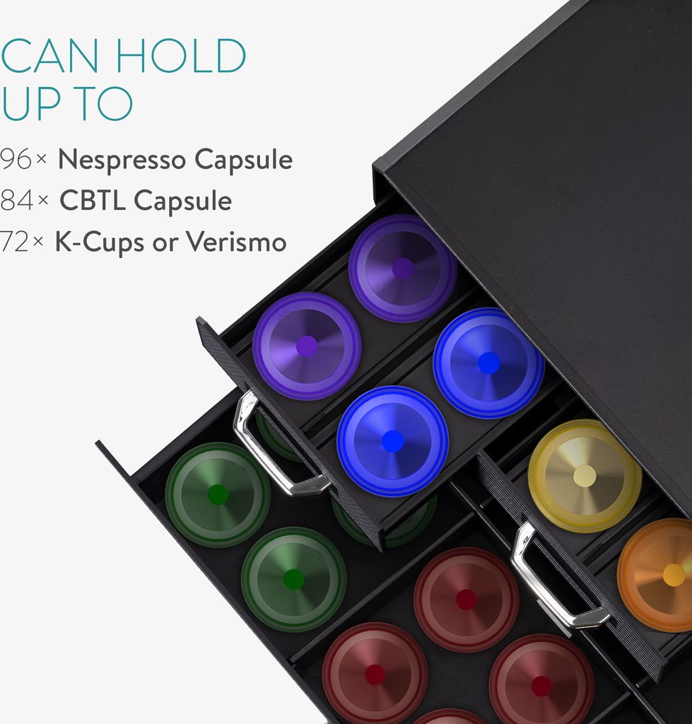 Navaris Kapselhalter für u.a. 96 Nespresso Kapseln - Produktbild 5