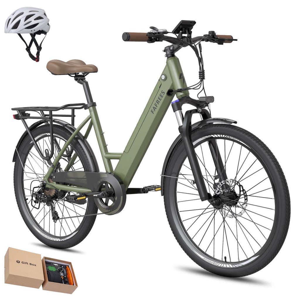 Elektrofahrrad MTB, Pannensichere Reifen 26 Zoll, Rostfreie Produktbild 