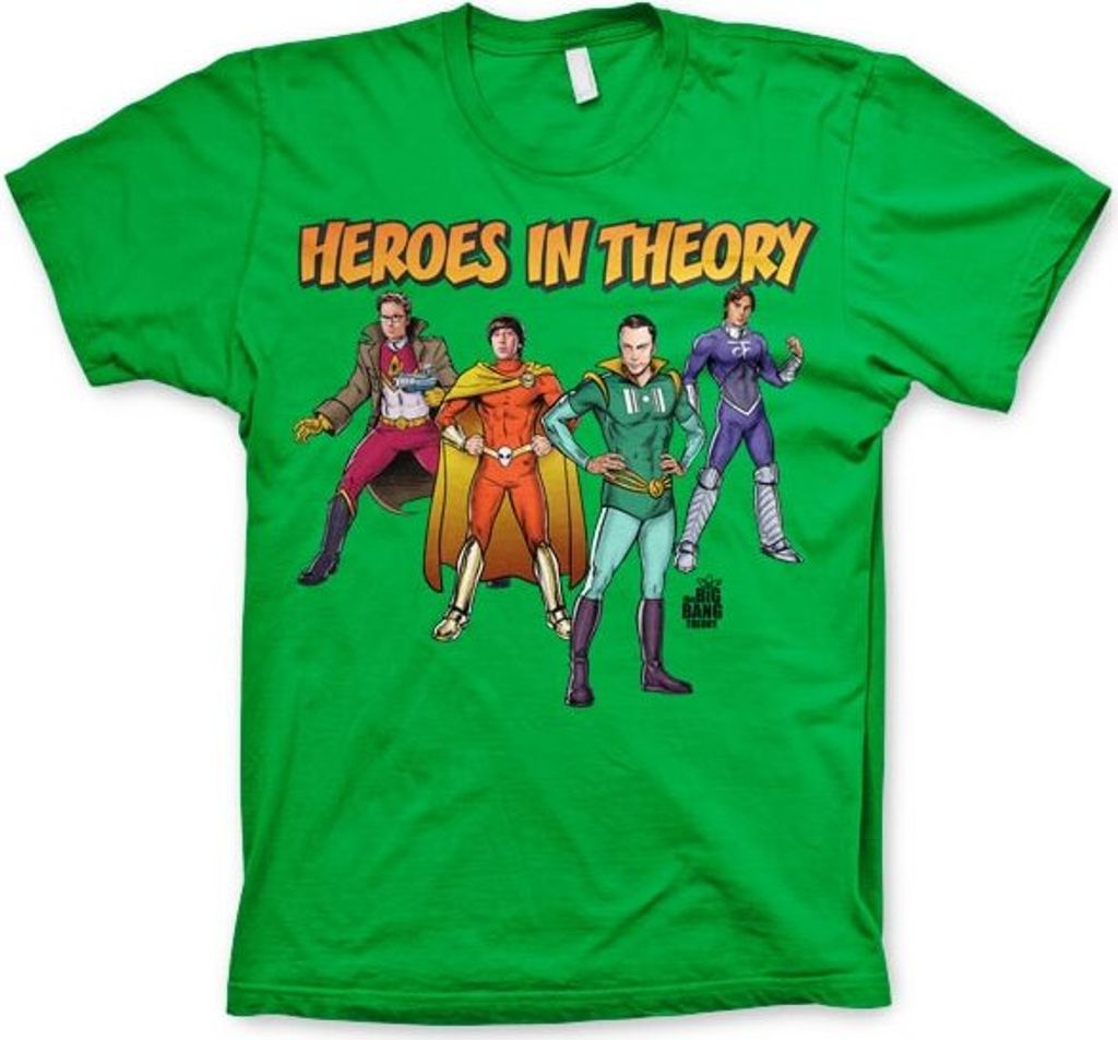 TBBT - Heroes In Theory T-Shirt - Small - Green