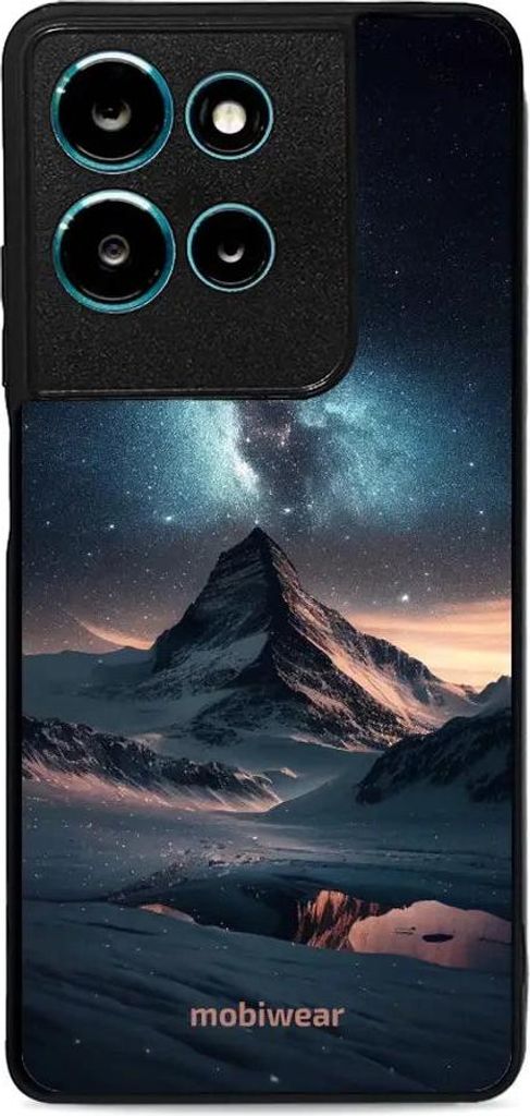 Handyhülle für Motorola Moto G75 5G, Mobiwear Glossy Case, Nachtberg