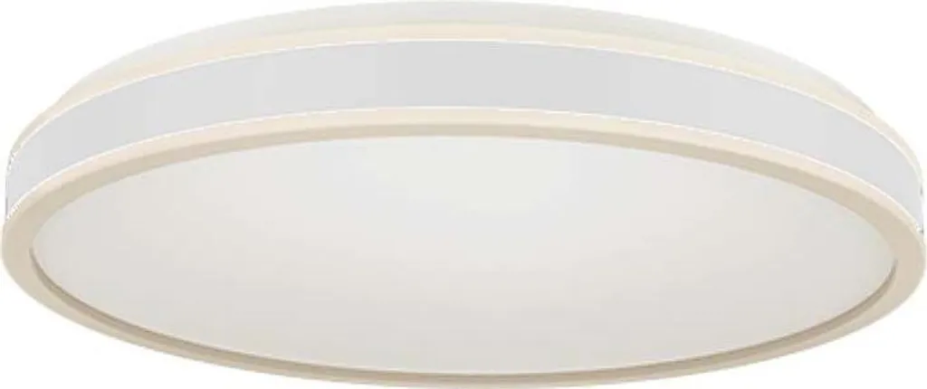 Éclairage LED cuisine et bureau plafonnier rond blanc neutre 18W 35cm