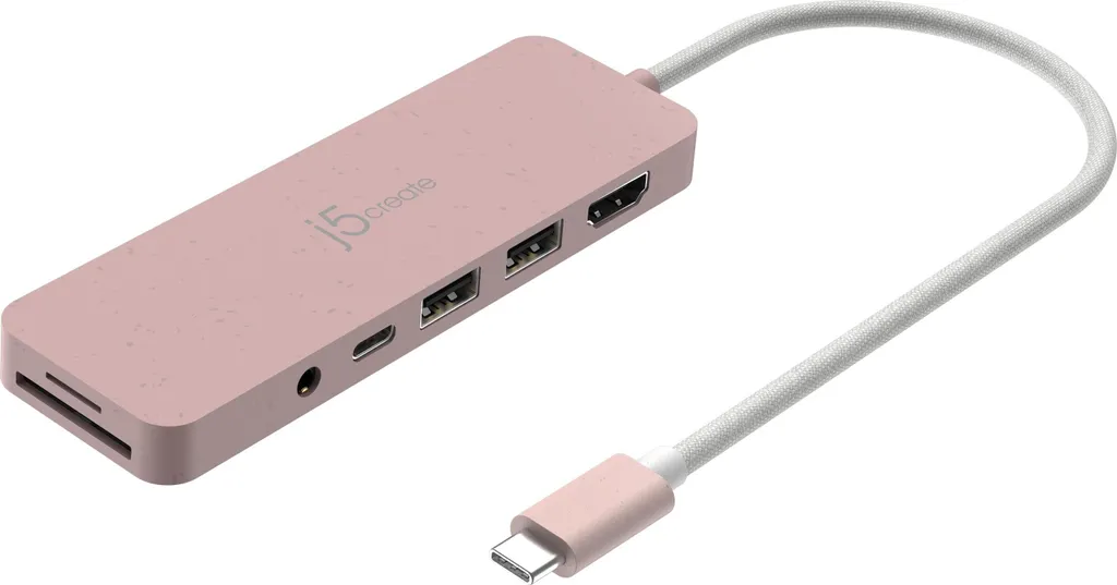 Concentrateur USB-C Multiport j5create JCD373ER-N Eco-responsable