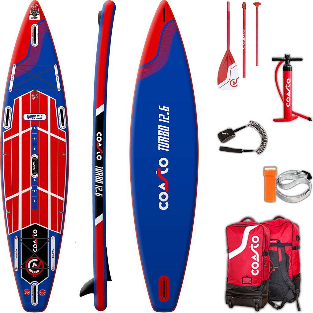 SUP Coasto Turbo 12'6" Aufblasbares Brett Stand Up Paddle