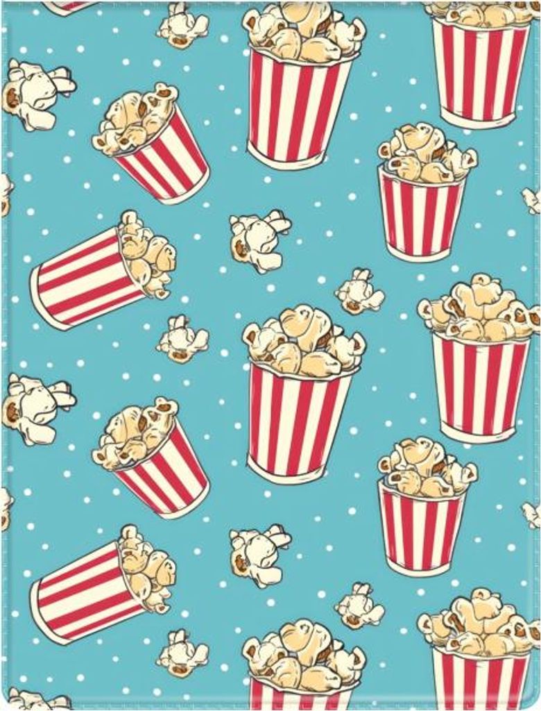 Dokumentenmappe Schüler Vertikal Popcorn-Motiv