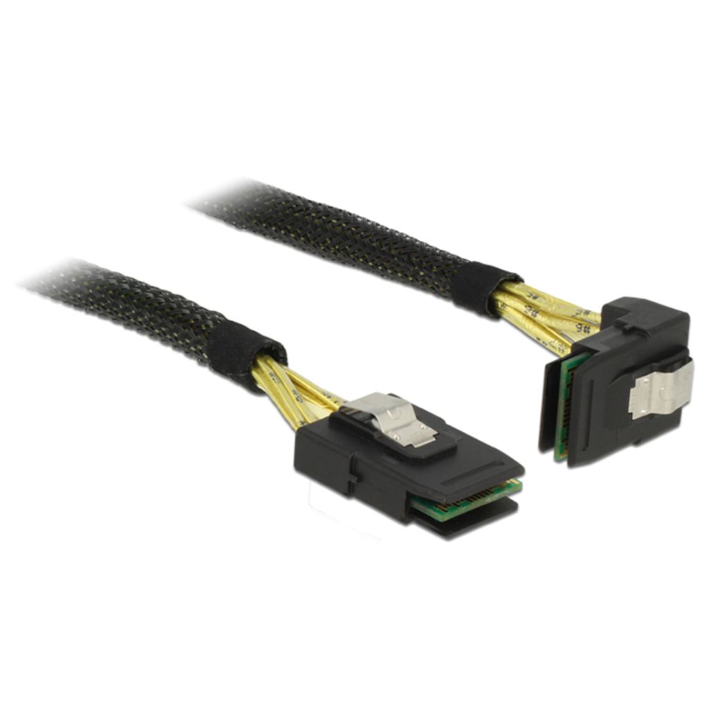 Delock Kabel Mini SAS SFF-8087 > Mini SAS SFF-8087 gewinkelt 1 m