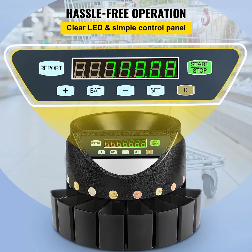 Compteuse de pièces 300 pcs/min - Tri haute précision avec écran LCD - 5